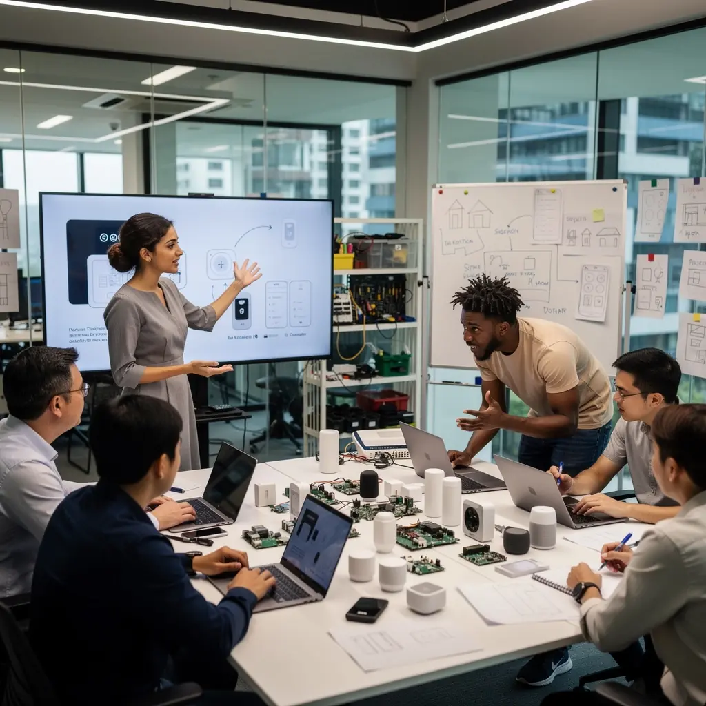 Modern office workspace